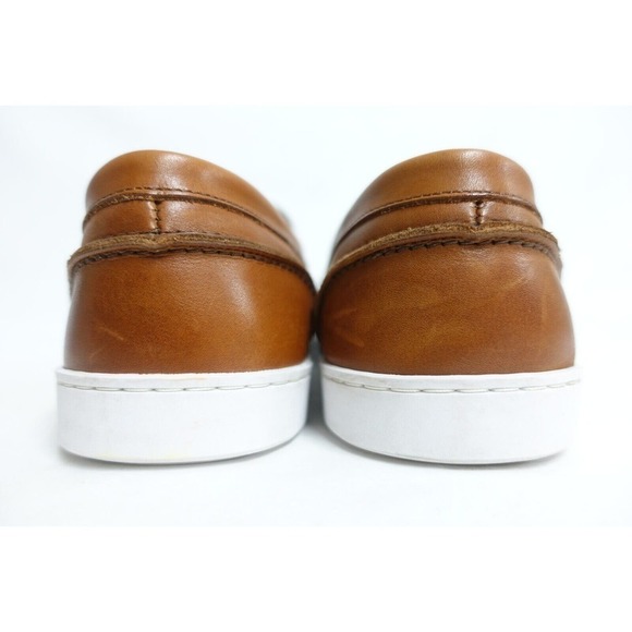 ALLEN EDMONDS Men Randolph Slip-On Sneakers Brown 10 E Wide Penny Loafers Casual - Picture 4 of 10